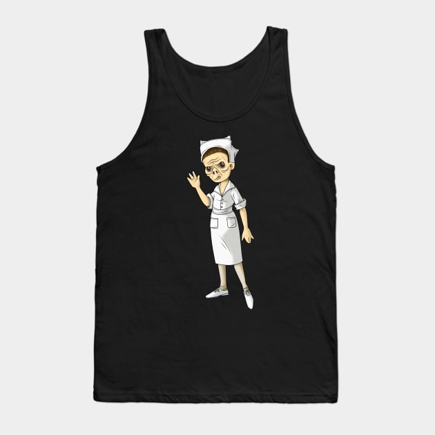 Beauty is in the eye of the beholder: nurse Tank Top by SpacebatDesigns 